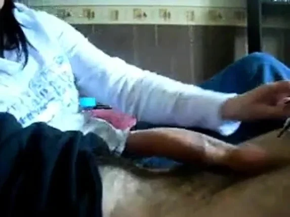Handjob While Watching TV
