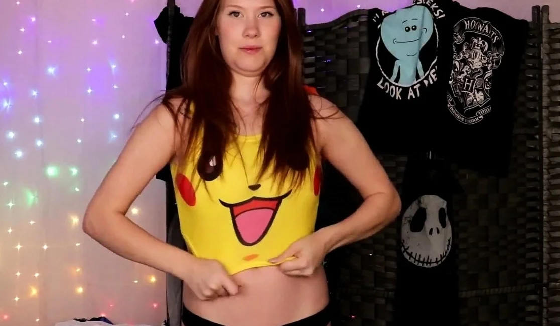 Ginger ASMR Showing You My T-Shirt Collection XXX Videos