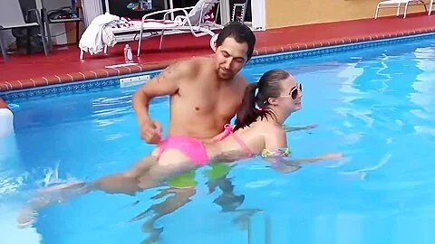 Carolina Sweets Goes Swimming In Semen