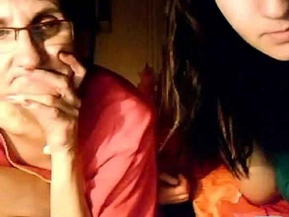 BBW girl and her granny on webcam