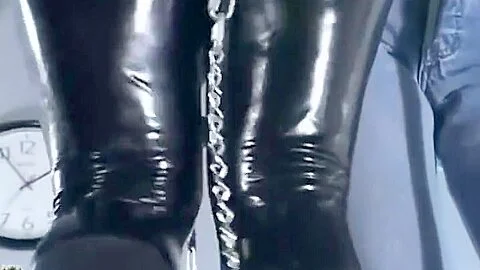 Latex Bondage Doll Fitness Training