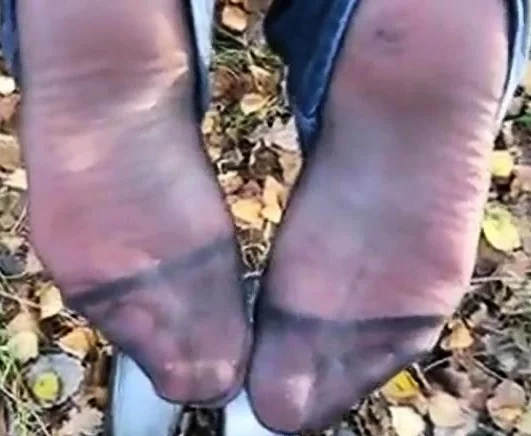 cum on german milf nylon soles