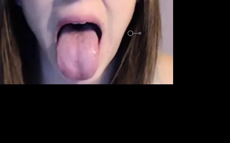 brun face tongue target