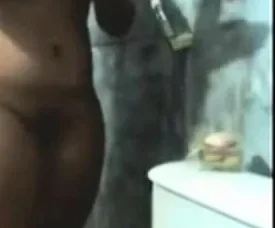 Indian girl in shower