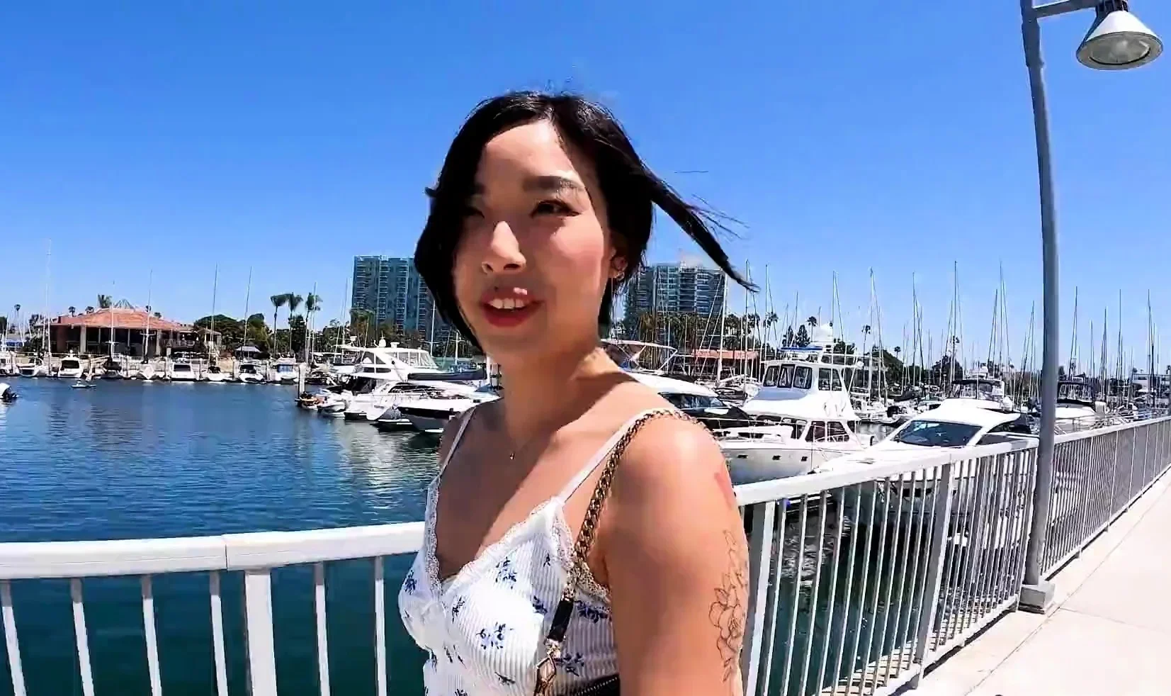 Elle Lee - Asian Elie Lee Shows Pussy In Public And Craves