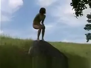 peeing in nature