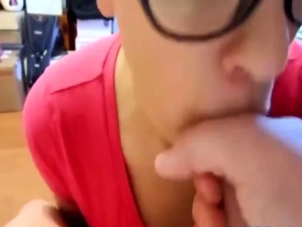 Beautiful cum load in mouth at the end