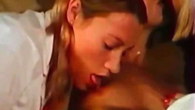 Renee Richards enjoys hot cock with a blond during group sex