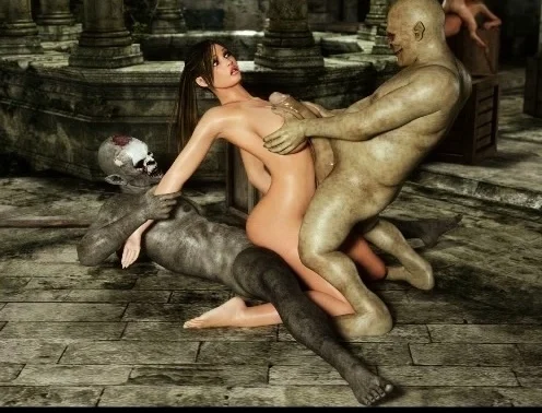 3D Busty Girls vs Big Cock Monsters