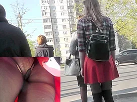 upskirt action will not leave you indifferent