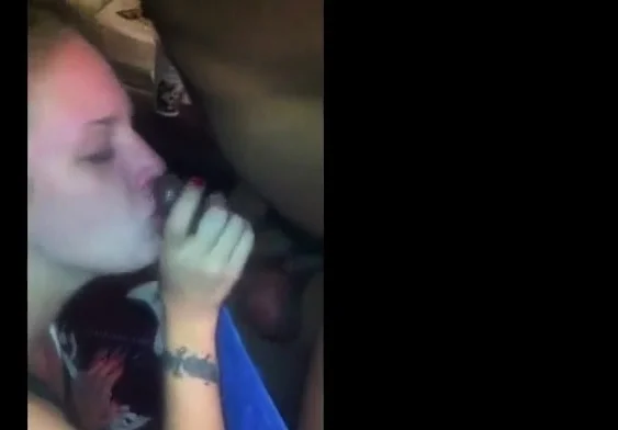 White cutie getting big black meat