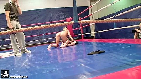 Angel Rivas and Niky Gold fighting to dominate in the backstage fighting clip