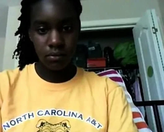 College girl flashes nice tits on cam.(not recorded by me)