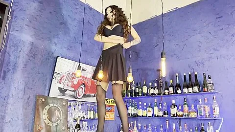 Gets Fucked In A Bar - Monika Fox