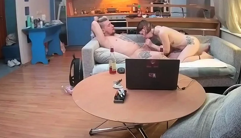 Amateur latin caught by hidden cam