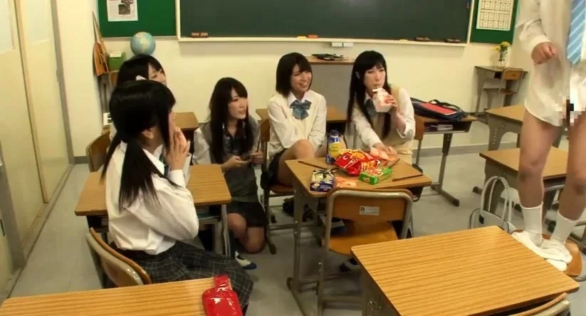 Horny busty japanese teen group sex with big black dick
