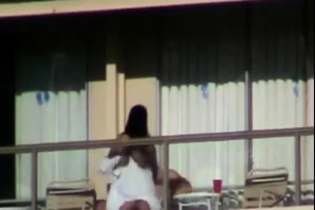 HOTEL BALCONY FUCK!!!!
