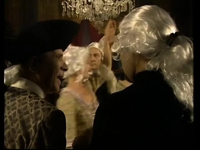 Sex-starved aristocrat sucks a prick and gets anally pounded