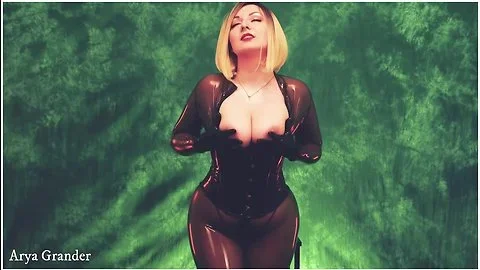 Latex Bondage And Fisting For Horny Milf In Stockings. Arya Grander