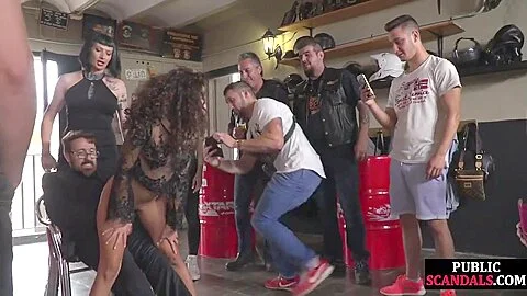 Public Bdsm Screwed And Humiliated In Front Of
