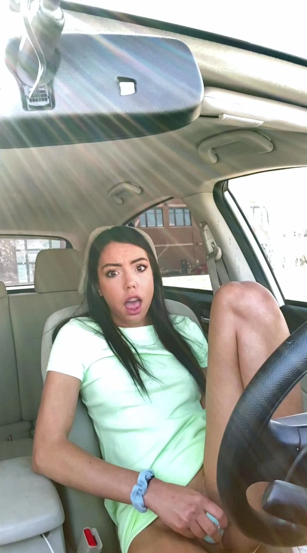 Webcam Teen masturbates and pretends you came in her mouth