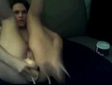 Milf Anal Play With Sex Toy on Webcam