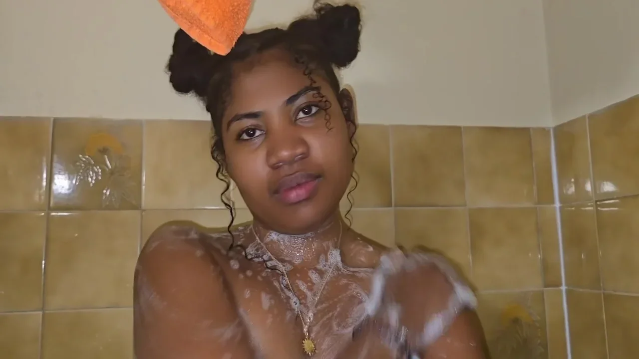 Teen 18+ Ebene Exciting Caress Her Breasts