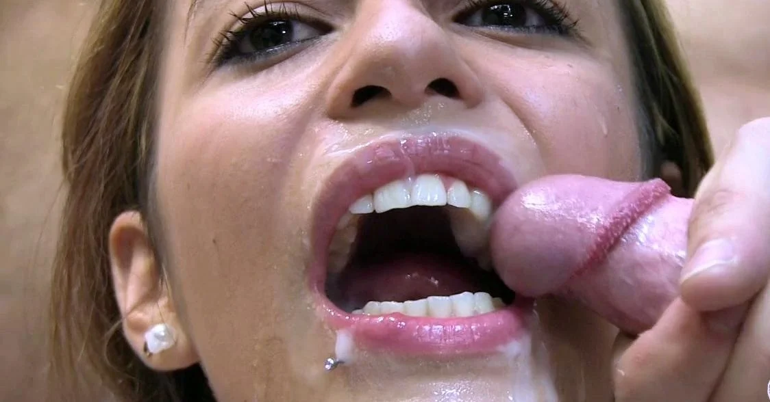 Small tit tan amateur gives a blowjob
