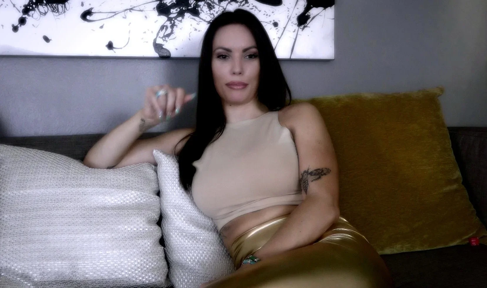 Beautiful brunette in sexy solo fingering masturbation 4 wmv