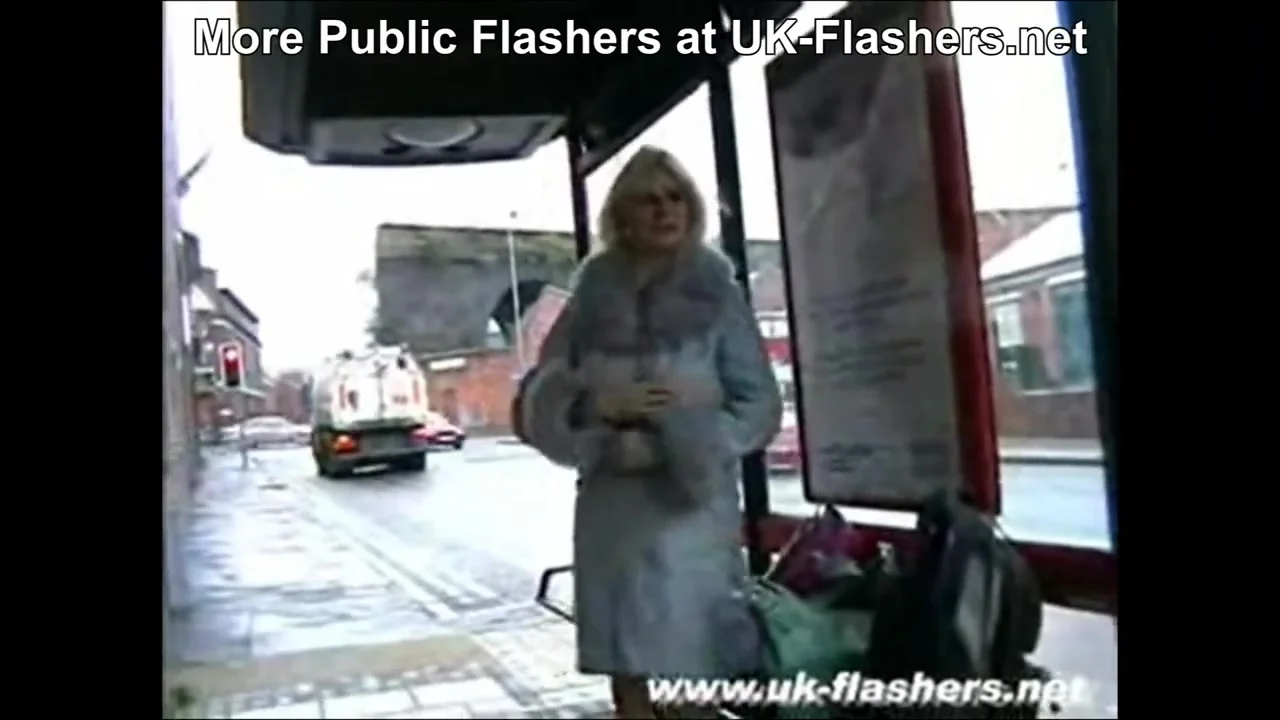 Cherry Pip Flashing those Huge Saggy Knockers Throughout London for UK-Flashers