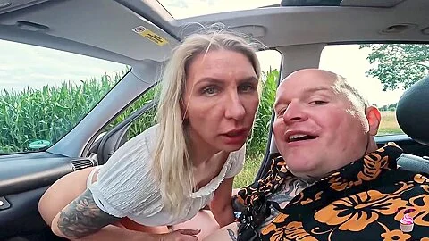 I Went For A Walk And I Fucked A Random Milf With A Big Ass In The Car. Dessertlady