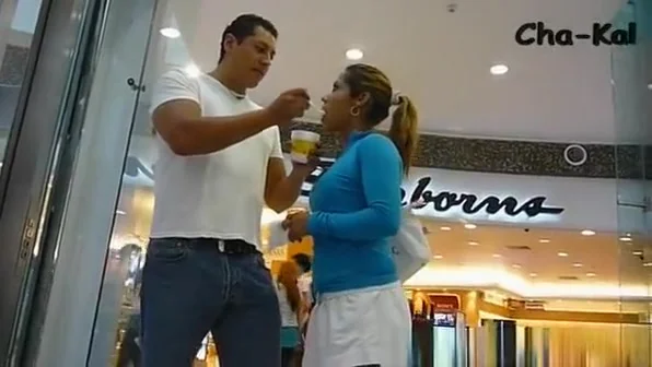 Eating Ice Cream Upskirt