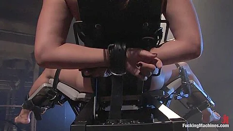 Amazing fetish adult movie with hottest pornstar Bobbi Starr from Fuckingmachines