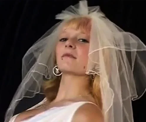 Teen bride with big tits