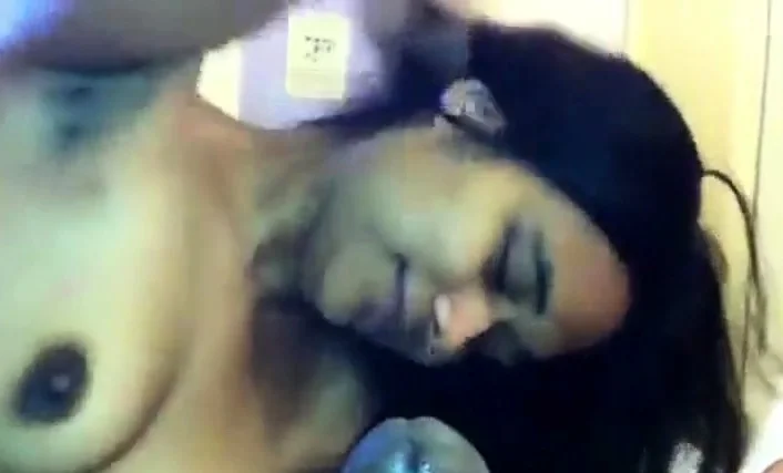 lactating indian teen sucking his black cock & balls