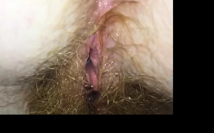 Redhead hairy Girls Slow motion creampie