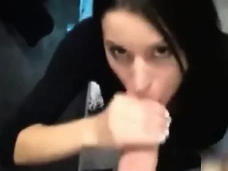Naughty GF BJ in the changing room