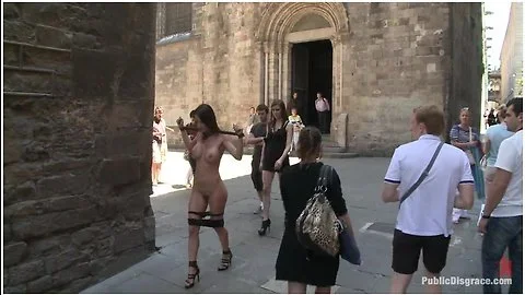 Penthouse Pet Franceska Jaimes is Publicly Caned and Fucked
