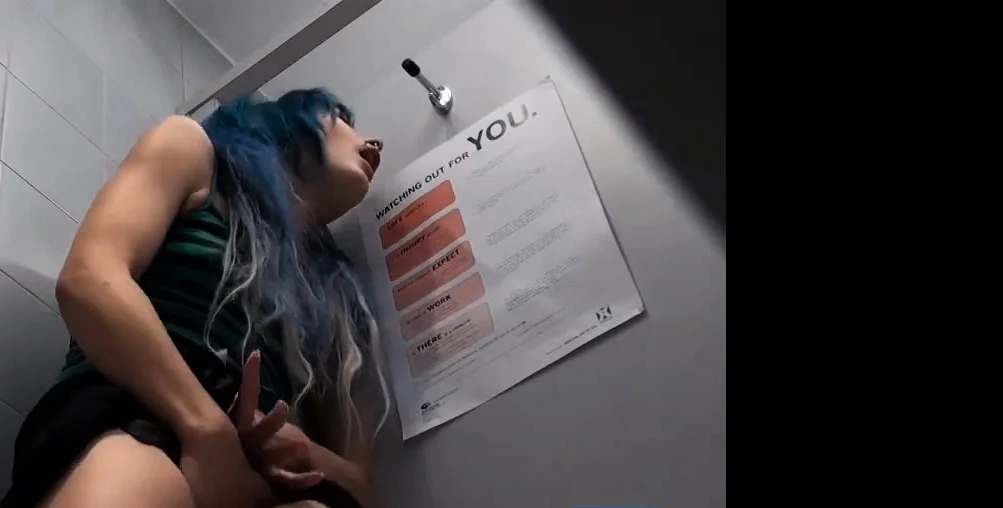 Almost Caught Public Bathroom Masturbation
