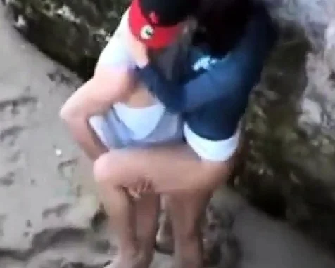Couple caught fucking in public