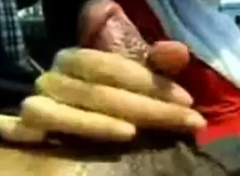 malay hijab girl giving a handjob