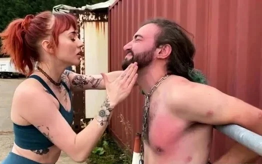 Sadistic Lucy - Restrained and Face Slapped - Miss Eva Ray