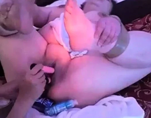 Chubby  Amateur Asian mature toy play