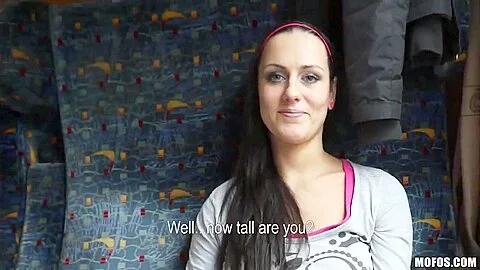 Mea Melone tells about herself and shows tits