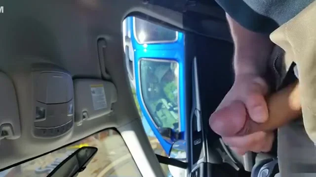 Wanking at a stoplight as an old woman sees him