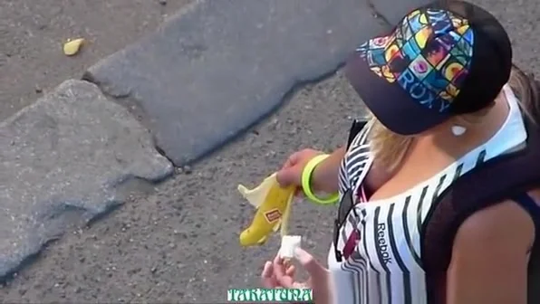 Girl in a baseball cap.