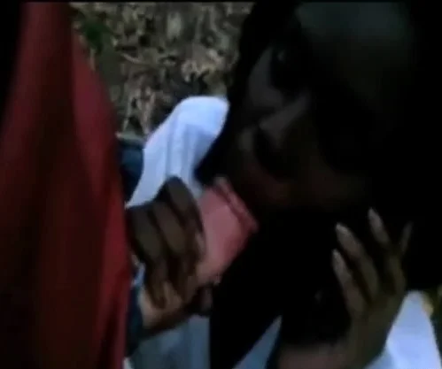 Black Ebony Girl cheating while on the phone with boyfriend
