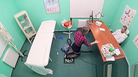Fake Hospital Cute Pigtailed Cleaner Sucks And Fucks