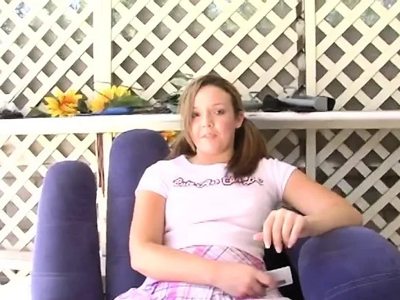 Delightful blonde teen Riley loves to suck dick and to get fucked hard