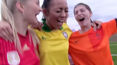 Horny pornstars Violette Pure, Vanessa Decker and Cayla Lyons in best group sex, brazilian sex scene